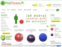 Tablet Screenshot of pilkifitness.pl